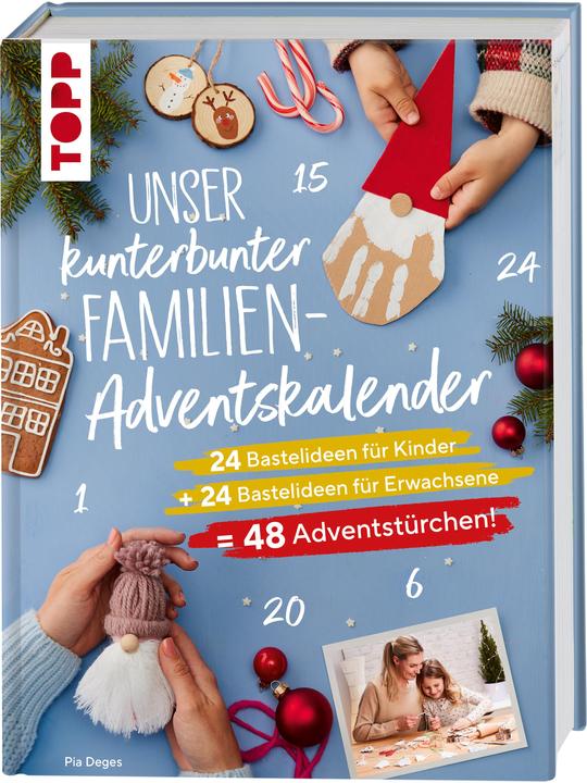 Actual product image Our colourful family Advent calendar. The first Advent calendar for the whole family