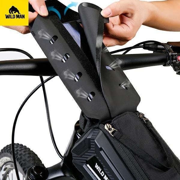 Produktbild Wildman Etui/uchwyt rowerowy M90 sakwa na ramę czarna/black (Gepäckträgertasche)