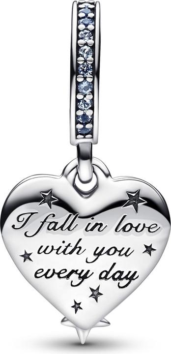 Produktbild Pandora Celestial Shooting Star Heart Double (Emaille)