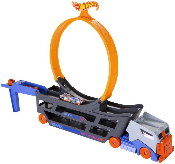 Produktbild Hot Wheels Stunt N Go Transporter & Trackset