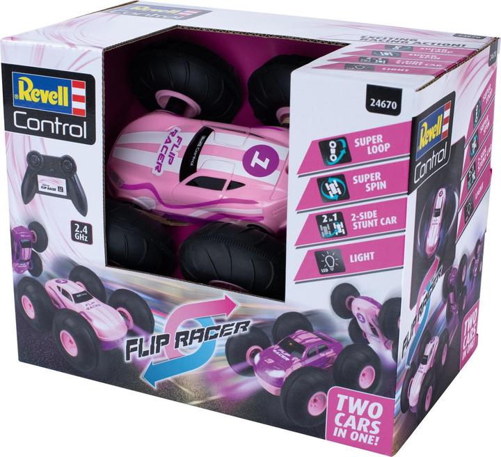 Immagine prodotto Revell Auto acrobatica RC Flip Racer rosa, auto telecomandata