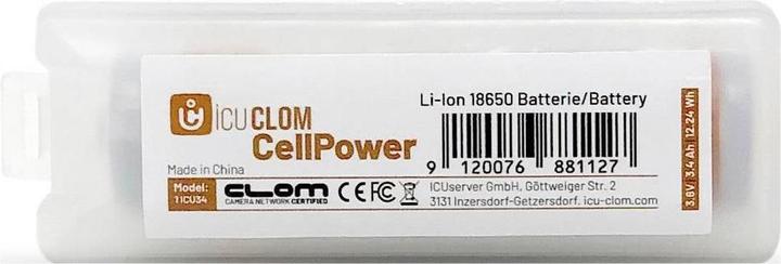 Immagine prodotto ICUserver ICU CellPower 18650 Spezial-Akku NiMH 3400 mAh 1.2 V 1 St. (1 pz., AA, 3400 mAh)