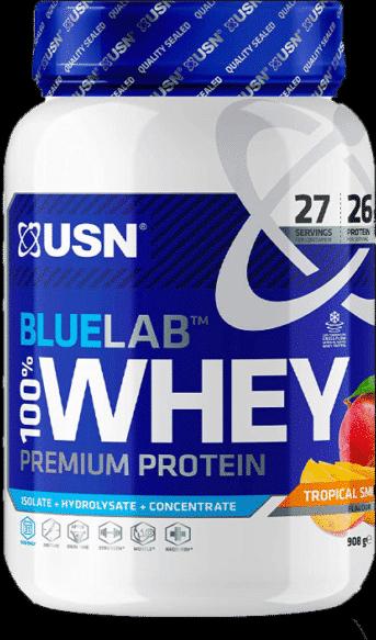 Immagine prodotto USN Blue Lab 100% Proteine Whey (Frullato tropicale, 1 pz., 908 g)