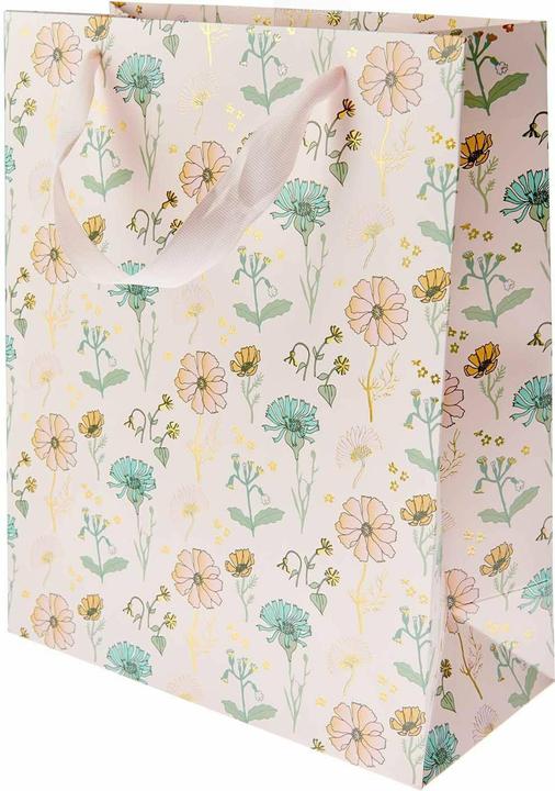 Produktbild Rico Design Geschenktüte Blumen, Rosa, L.400555 (Geschenktüte, 1 x)