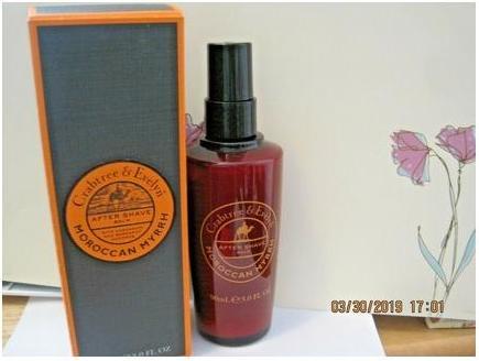 John Richmond Crabtree & Evelyn Marokkanische Myrrhe After Shave Balsam 3oz - Neu in Box (Aftershave Balsam)