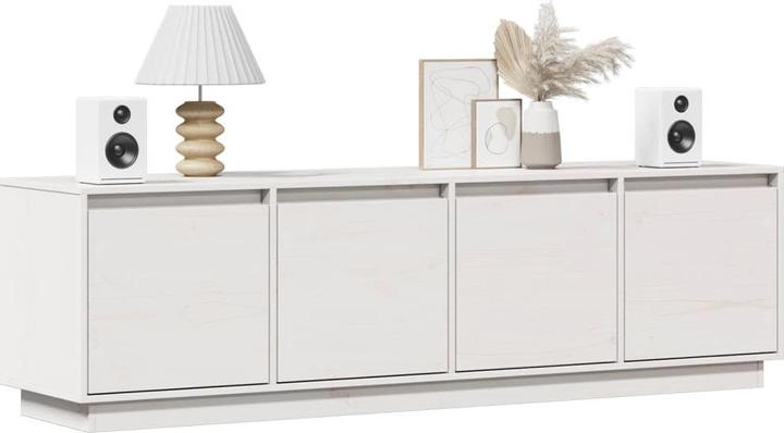 Immagine prodotto VidaXL Mobile TV bianco 156x37x45 cm in pino massiccio, colore