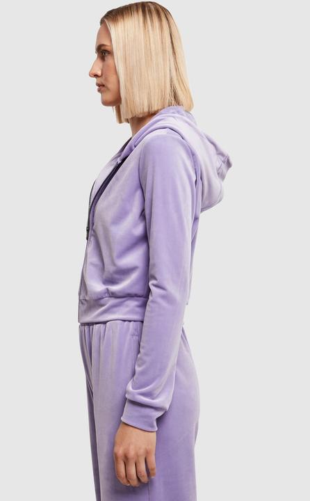 Immagine prodotto Urban Classics Felpa corta da donna con cappuccio in velluto (XL)