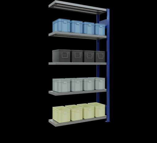 Image du produit Schulte Lagertechnik Système enfichable Élément suivant MULTIplus250 avec traverse de longueur