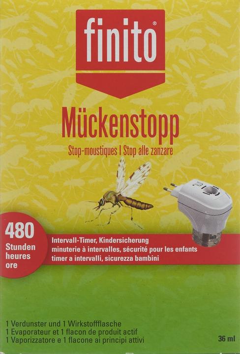 Actual product image Finito Mosquito plug with interval timer (36 ml)