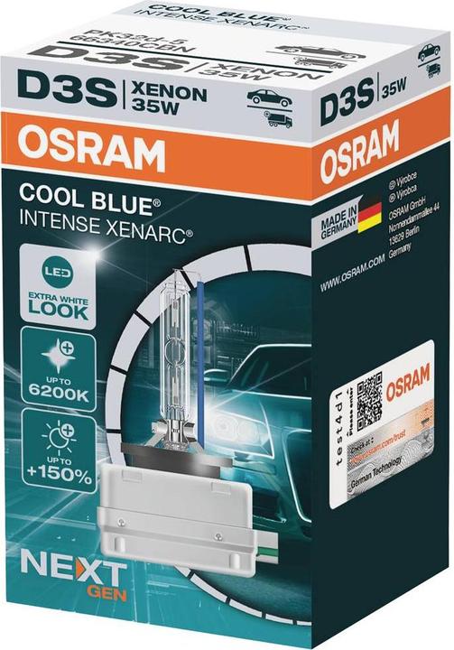 Image du produit Osram D3S Xenarc bleu froid intense (D3S)