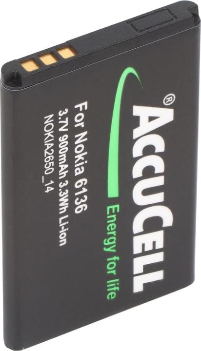 Produktbild AccuCell Akku Nokia 6300, BL-4C