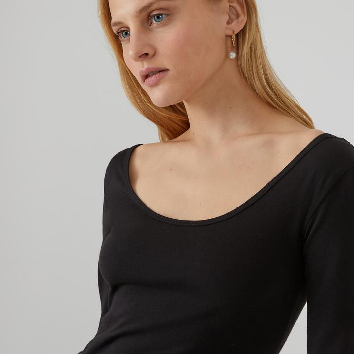 Produktbild La Redoute Collections T-Shirt mit Ballerina-Ausschnitt (XXL)