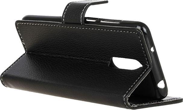 Actual product image MU Classic Litchi Leather Bookcover II Series (OnePlus 7)