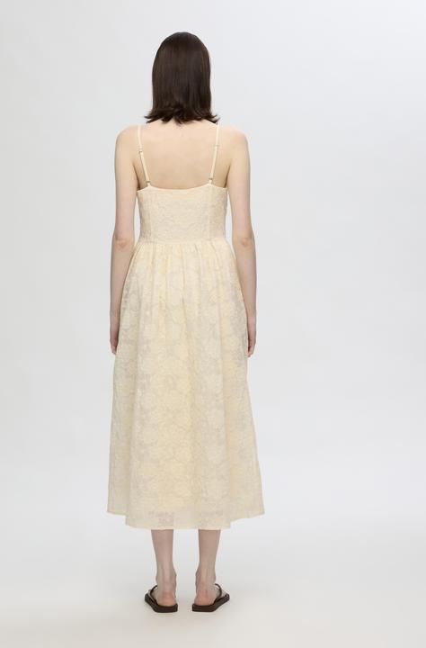 Actual product image Selected Femme Broderie Anglaise Midi Dress (40)