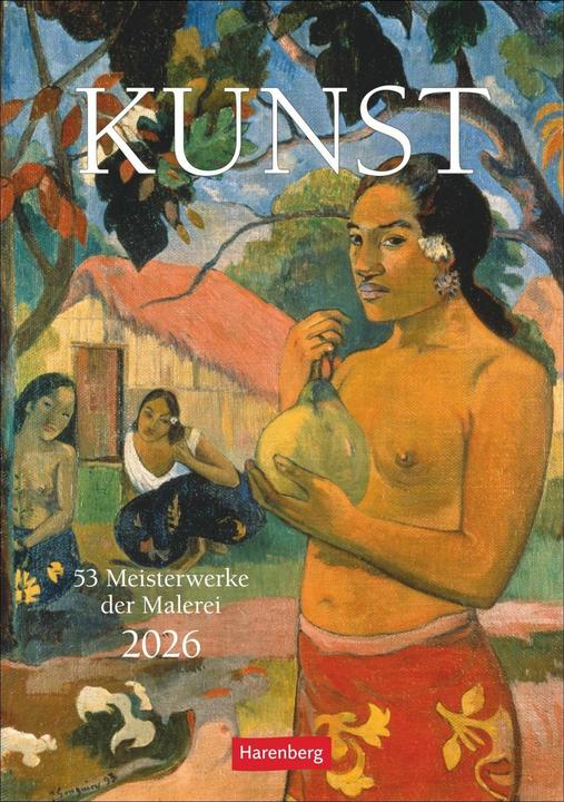 Immagine prodotto Harenberg Kunst Wochen-Kulturkalender 2026 - 53 Meisterwerke der Malerei (Copertina rigida, Tedesco)