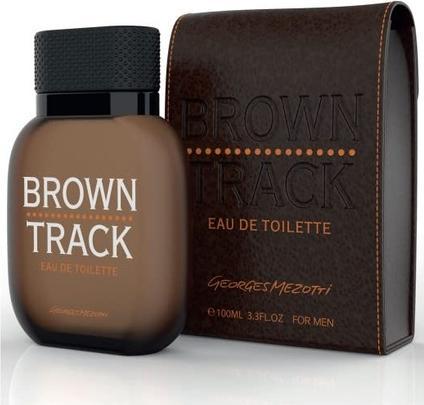 Actual product image Georges Mezotti Brown Track For Men EDT spray 100ml (Eau de toilette, 100 ml)