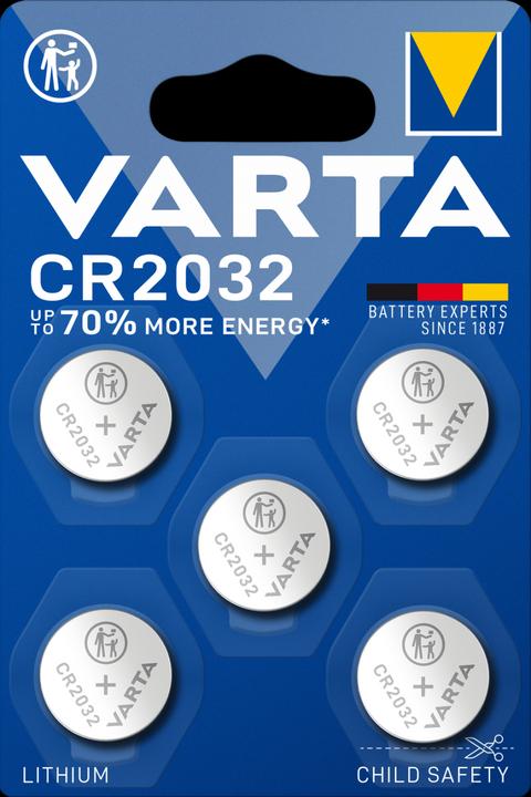 Actual product image Varta CR2032 Batterien - 50 Knopfzellen (50 pcs., CR2032, 230 mAh)