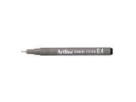 Image du produit Shachihata Feutre fin Artline Drawing Pen EK234, 0,4 mm, assorti (Noir, Gris, Métallique)