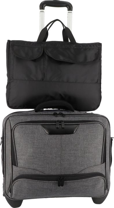 Actual product image Dermata Canvas Business Trolley Office Case 44.5 cm (31 l, Hand luggage (up to 50 litres))