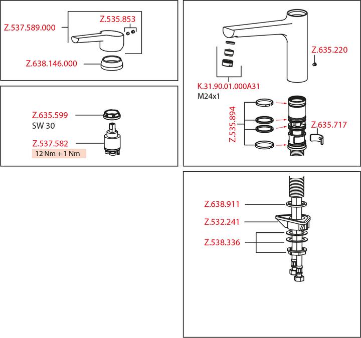 Actual product image KWC Sink taps Suno
