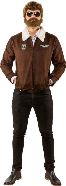 Produktbild Orlob Piloten Jacke, Wildlederimitat mit Fellkragen (One Size)