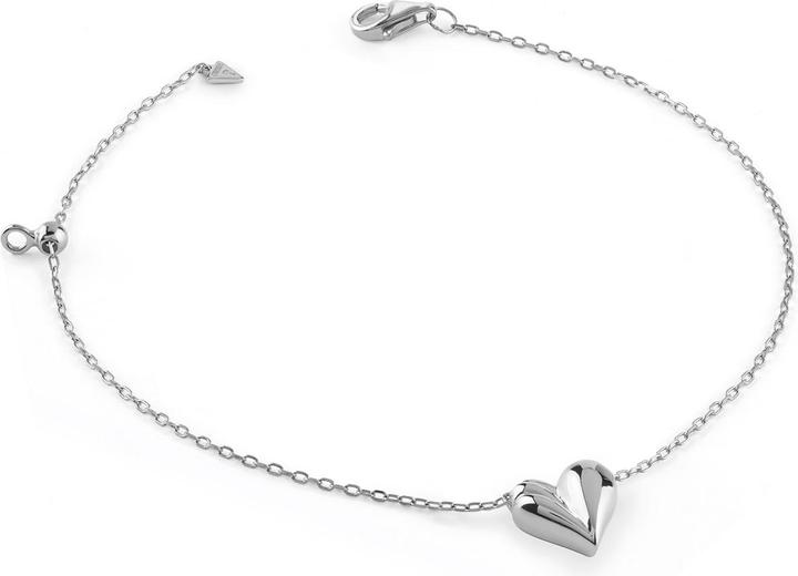 Produktbild Guess 13MM FLUID HEART BRACELET Armband (18.50 cm, Sterling Silber)