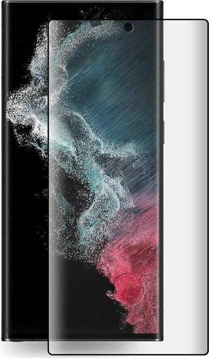 Produktbild Protectorking 3x echtes Tempered 9H Panzerhartglas 3D KLAR (3 Stück, Samsung Galaxy S22 Ultra)