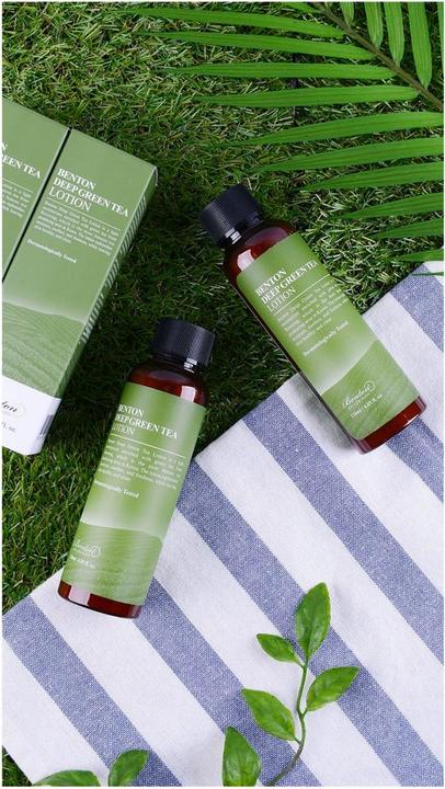 Actual product image Benton Deep Green Tea Lotion (120 ml, 24h cream)