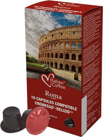 Produktbild Italian Coffee Kaffeekapseln Romano Cremesso 16 Stück (1 x Port.)