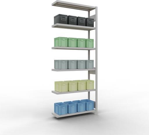 Stecksystem Anbauregal MULTIplus250 mit Längenriegel