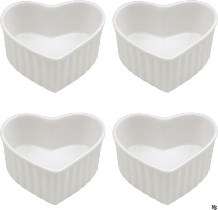Produktbild Stronghold Kleine Porzellan Förmchen, 4Stk. (4 x)