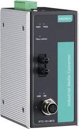 Actual product image Moxa PTC-101-M12-S-ST-LV-T