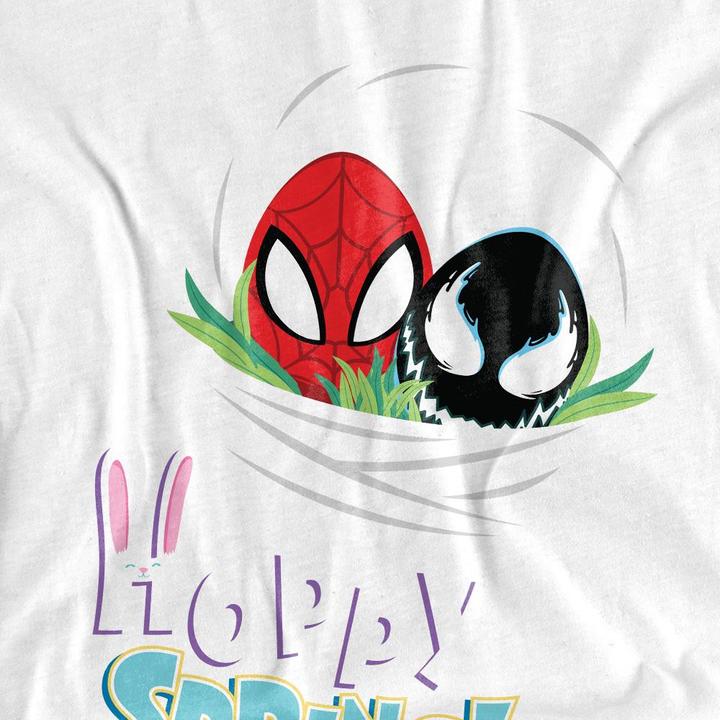 Actual product image Spiderman Unisex Adult Hoppy Spring T-Shirt (L)