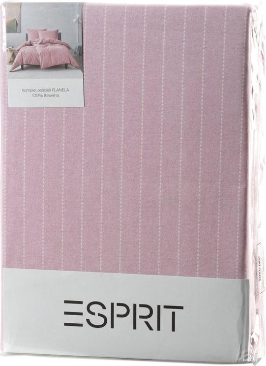 Produktbild Eurofirany Bettwäsche 220x200 cm Flanell Baumwolle Farbe Dunkelrosa Esprit (Duvetbezug, 220 x 200 cm)
