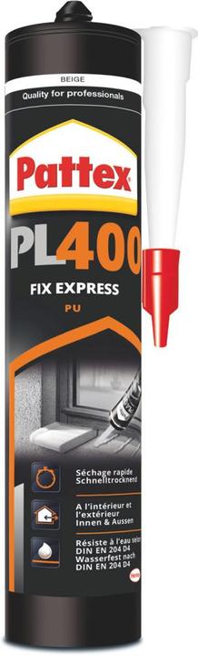 Actual product image Pattex Assembly adhesive PL 400 PU Express 300ml (495 g, 300 ml)