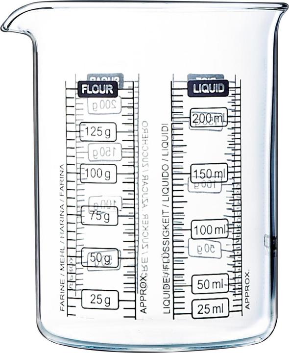 Pyrex Messkrug Glas