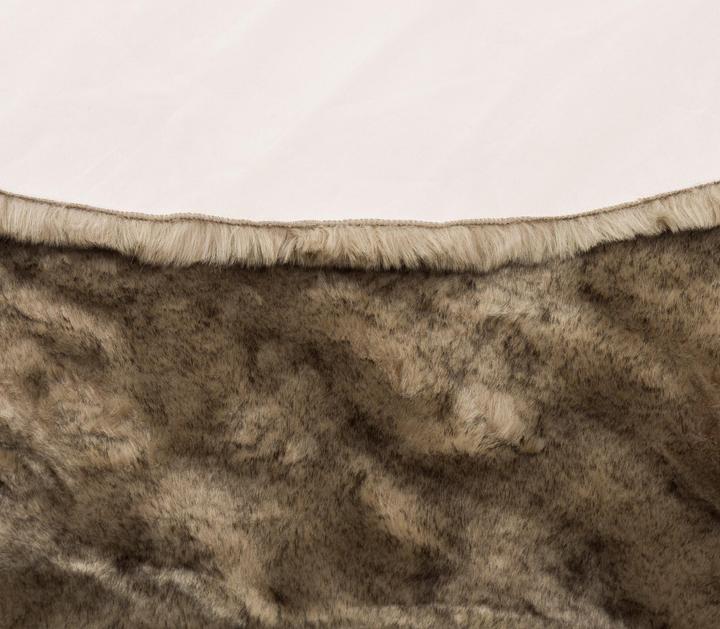Produktbild Pergamon Luxus Super Soft Fellteppich Aspen Rund Meliert (Ø 80 cm)