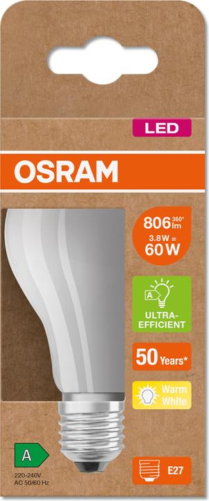 Actual product image Osram Led Filament Classic A (E27, 4 W, 840 lm, 1 x, A)