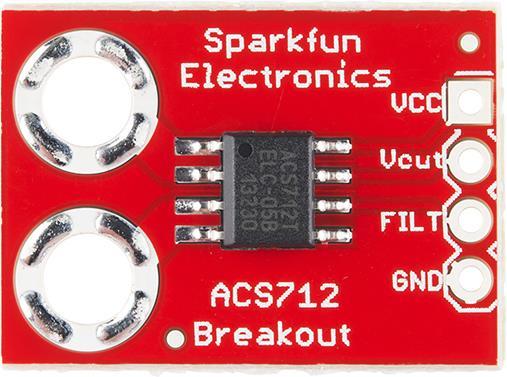 Produktbild SparkFun Hall-Effect Current Sensor Breakout - ACS712 (Sensor)