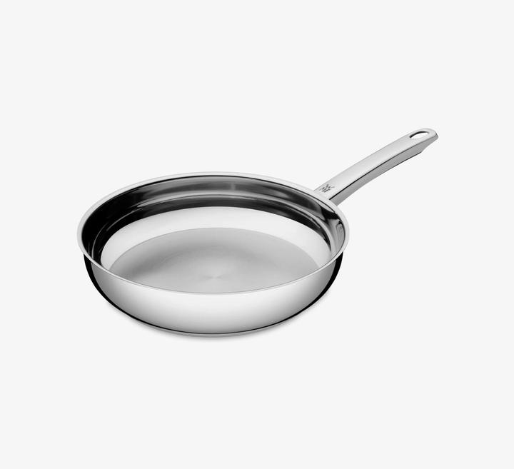 Produktbild WMF Edelstahlpfanne Bratpfanne 24cm Pfanne Induktion Profi unbeschichtet (24 cm, Bratpfanne, Edelstahl)