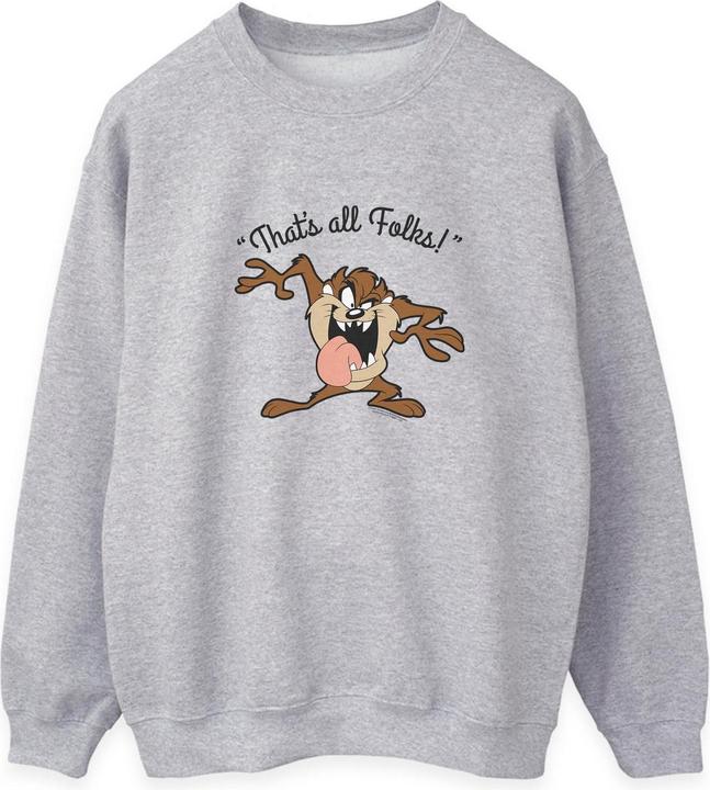 Immagine prodotto Looney Tunes Felpa That's All Folks Taz Donna/Donna (M)