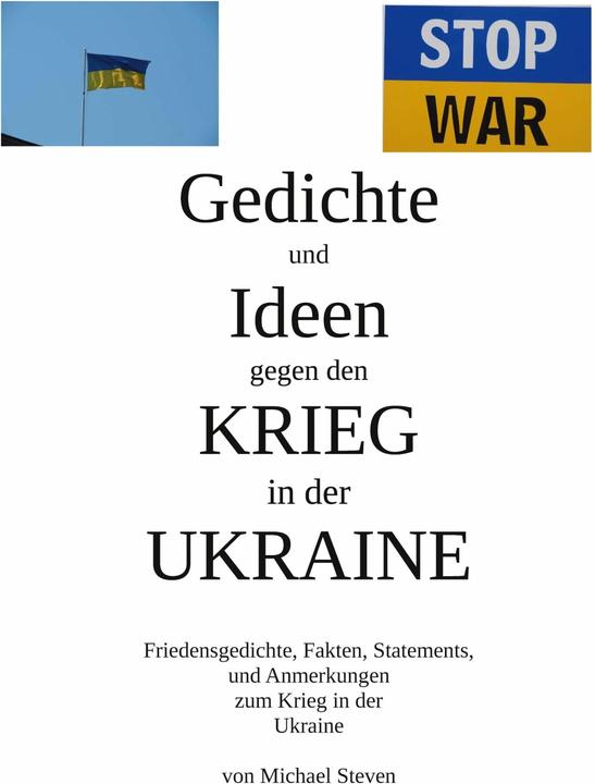 Energie-Label Gedichte und Ideen gegen den Krieg in der Ukraine (Deutsch, Michael Steven, 2022)