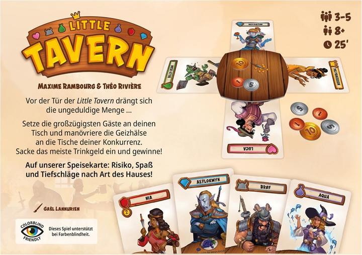 Productafbeelding Repos Production Little Tavern, bordspel, voor 3-5 spelers, leeftijden 8+ (DE editie) (Duits)