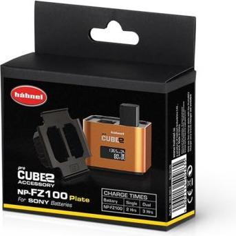 Actual product image Hähnel ProCUBE 2 plate for Sony NP-FZ100 battery camera charger