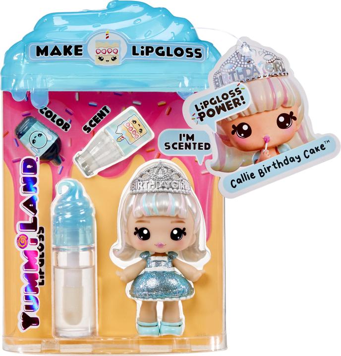 Productafbeelding MGA Yummiland Lipgloss Pop- Callie Verjaardagstaart