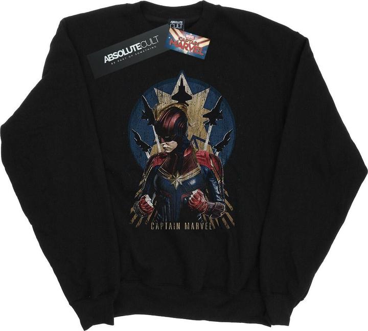 Actual product image Girls Captain Jet Burst Sweatshirt (140, 146)