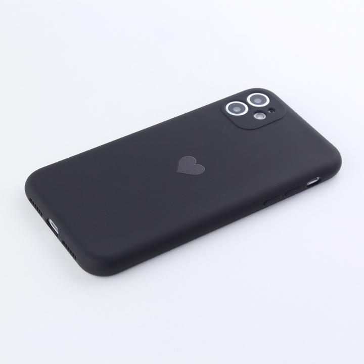 Produktbild PhoneLook Hülle Silikon Mat Herz (Apple iPhone 11)