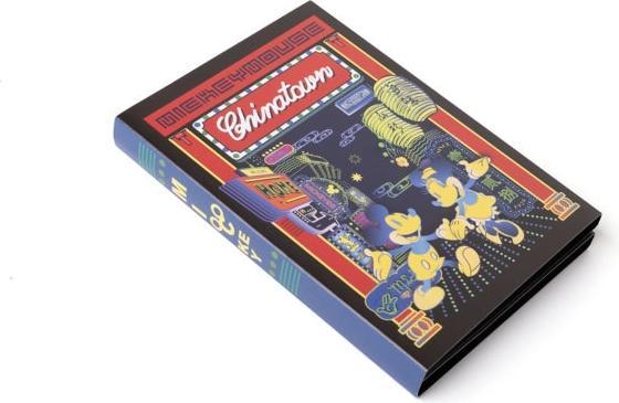 Actual product image Disney Store - China Town Pata Pata Memo (Neon Mickey Minnie) - Notebook