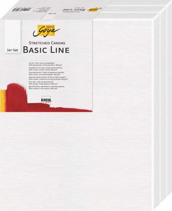 Produktbild Kreul Keilrahmen-Set SOLO Goya BASIC LINE, 130 x 180 mm (13 x 18 cm)