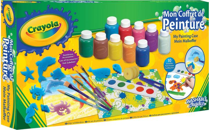 Actual product image Crayola Deluxe luxury washable paint set